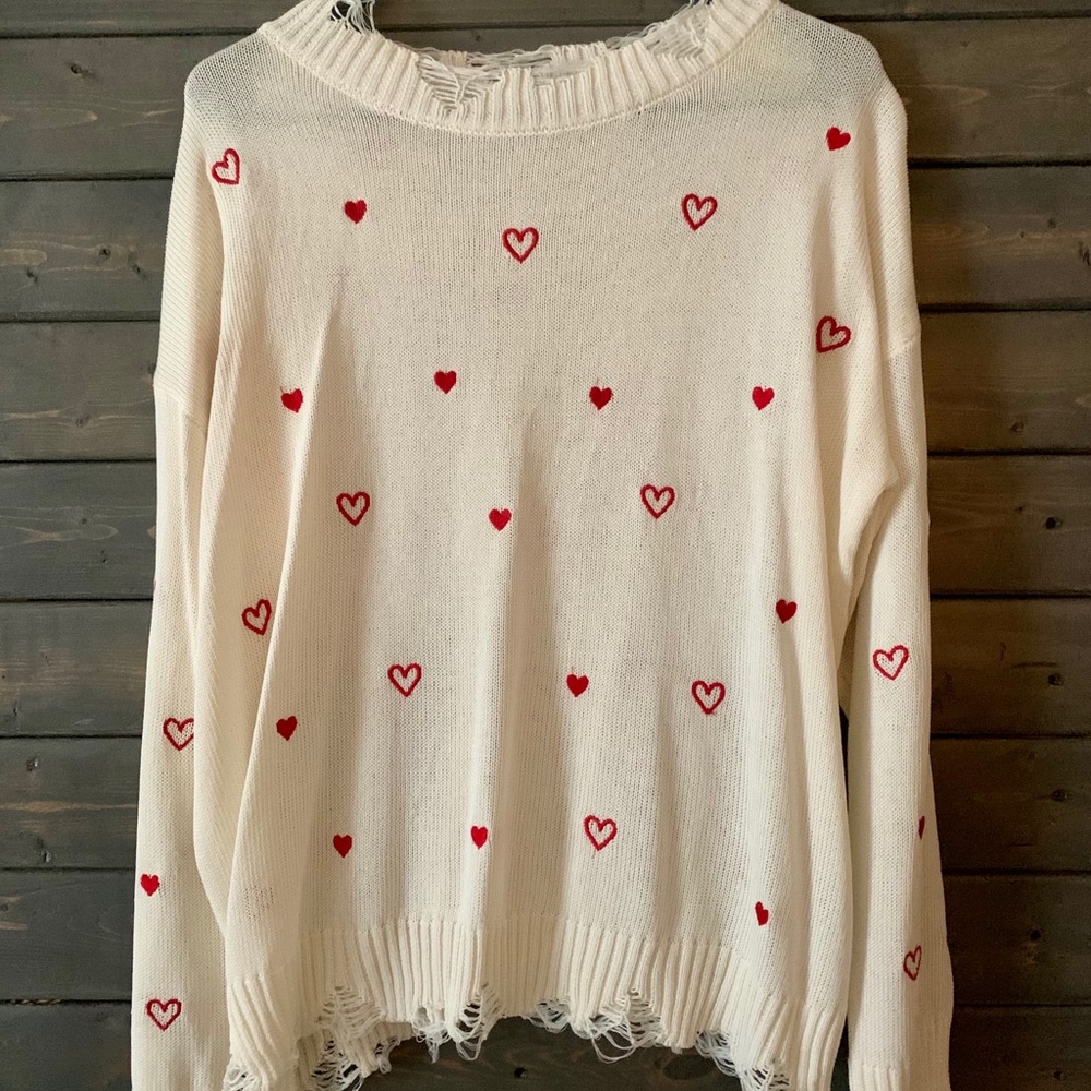 Heart sweater